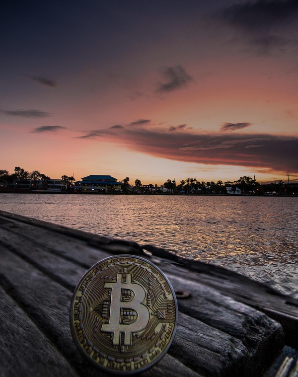 Cryptocurrency wallet transfer and blockchain network concept