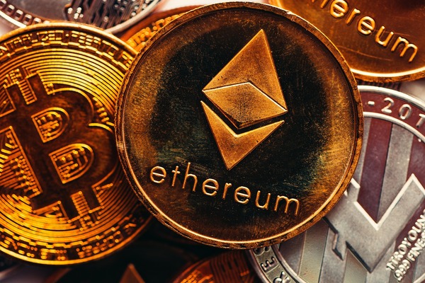 Tether (USDT) to Bitcoin (BTC) cryptocurrency exchange concept